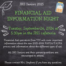 financial aid flyer